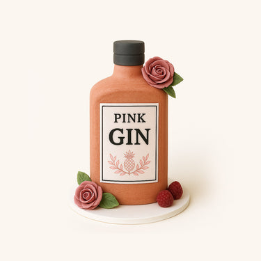 Blush Gin Bloom Cake
